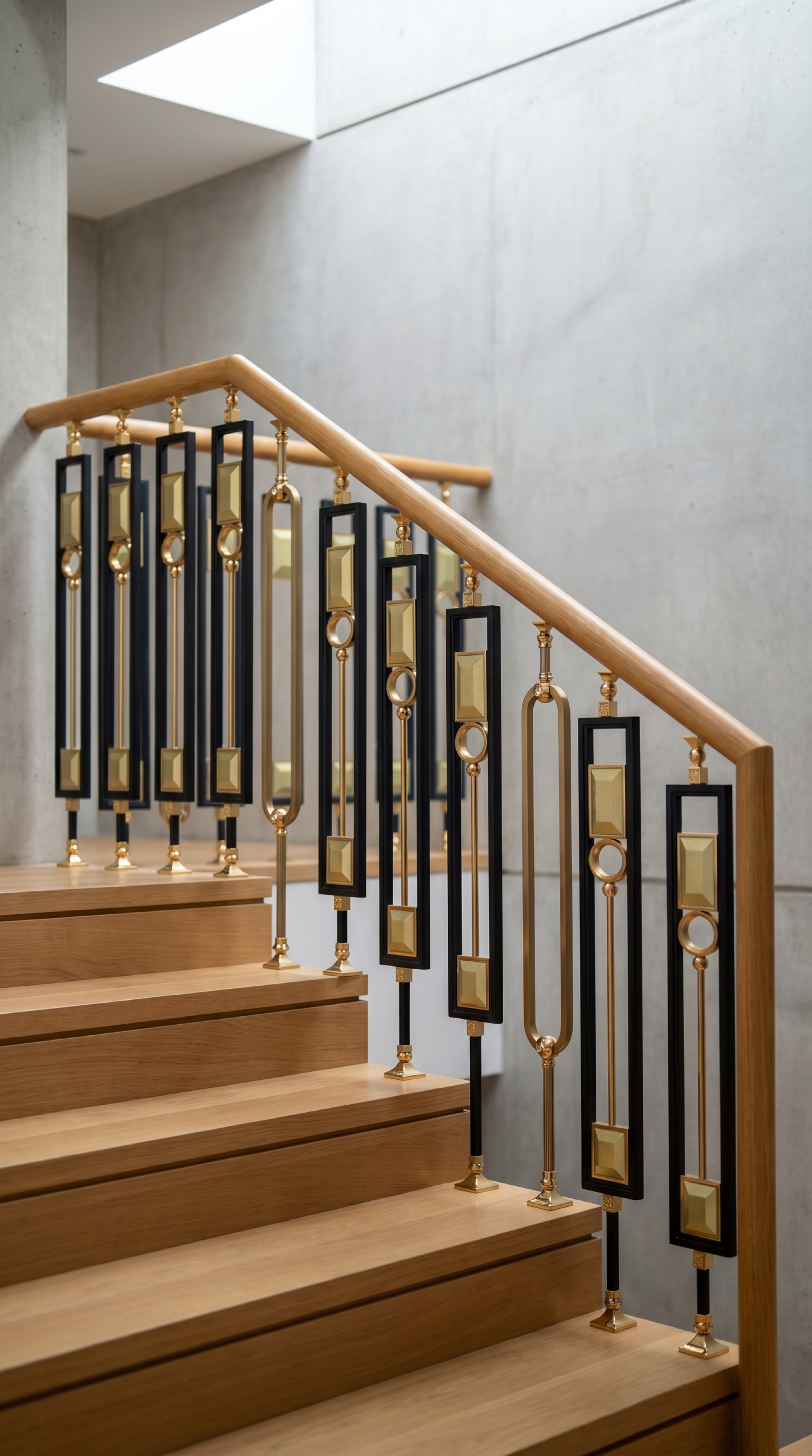 Geometric Modern Baluster