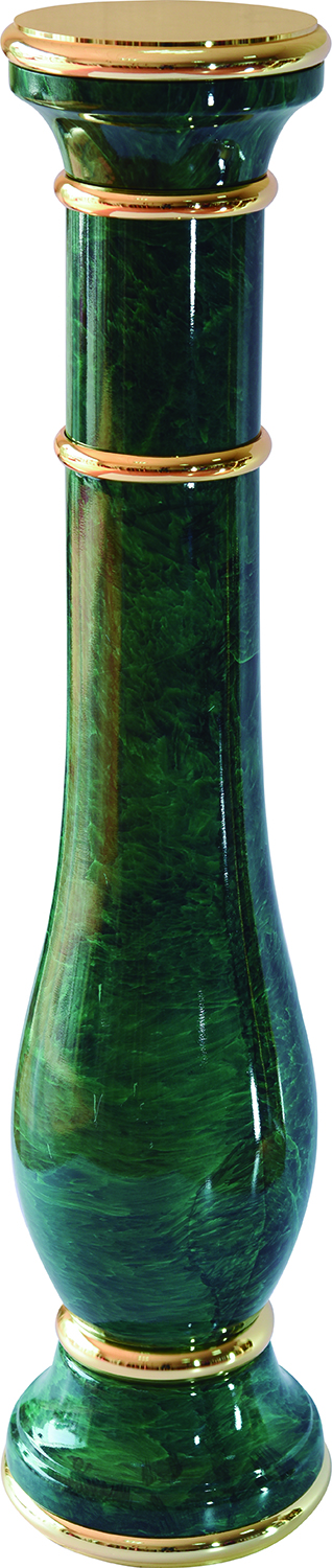 Material-Vergleich Aluminium, Messing, Marmor und Glas